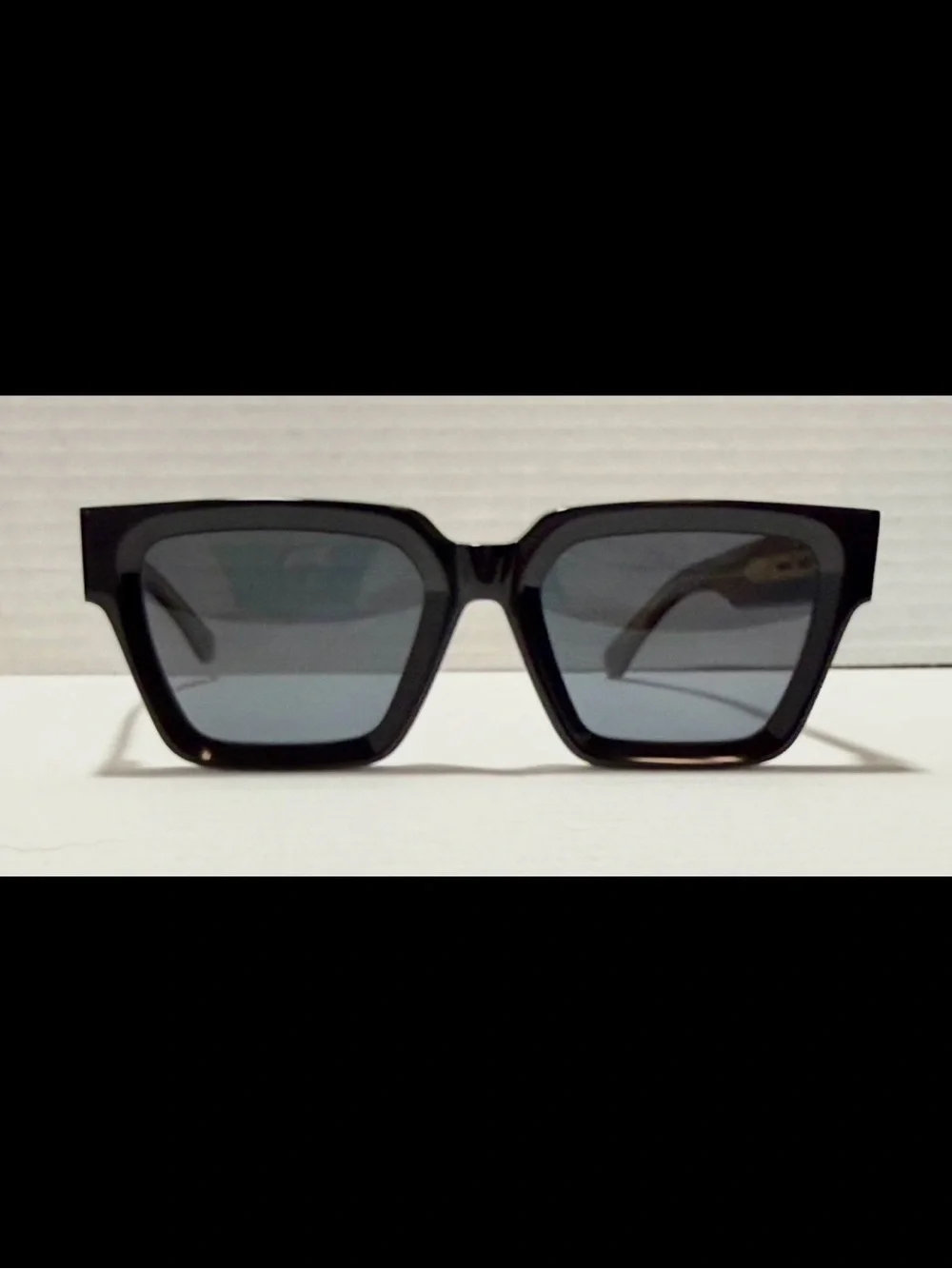 New James pro “hunnids” gloss black black lens sunglasses